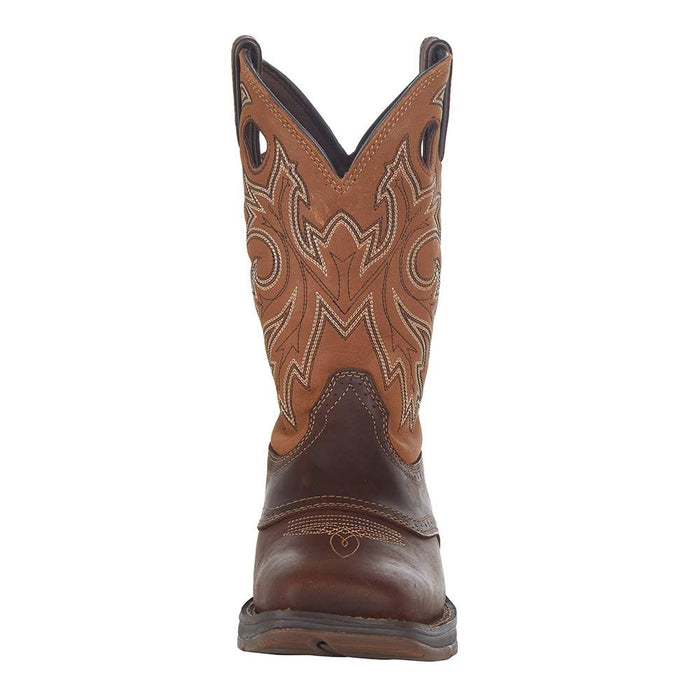 Durango Boots Men`s Rebel Brown 11` Tan Saddle Top Soft Toe