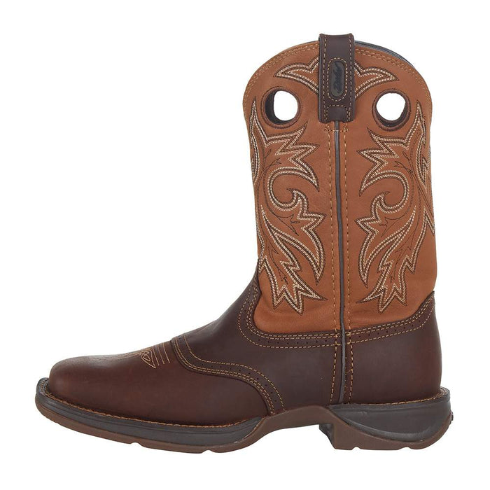 Durango Boots Men`s Rebel Brown 11` Tan Saddle Top Soft Toe