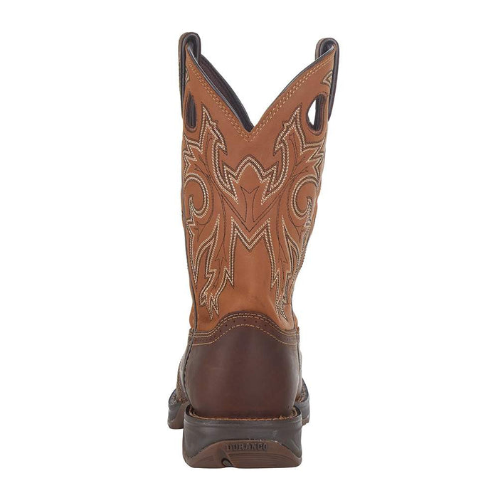 Durango Boots Men`s Rebel Brown 11` Tan Saddle Top Soft Toe