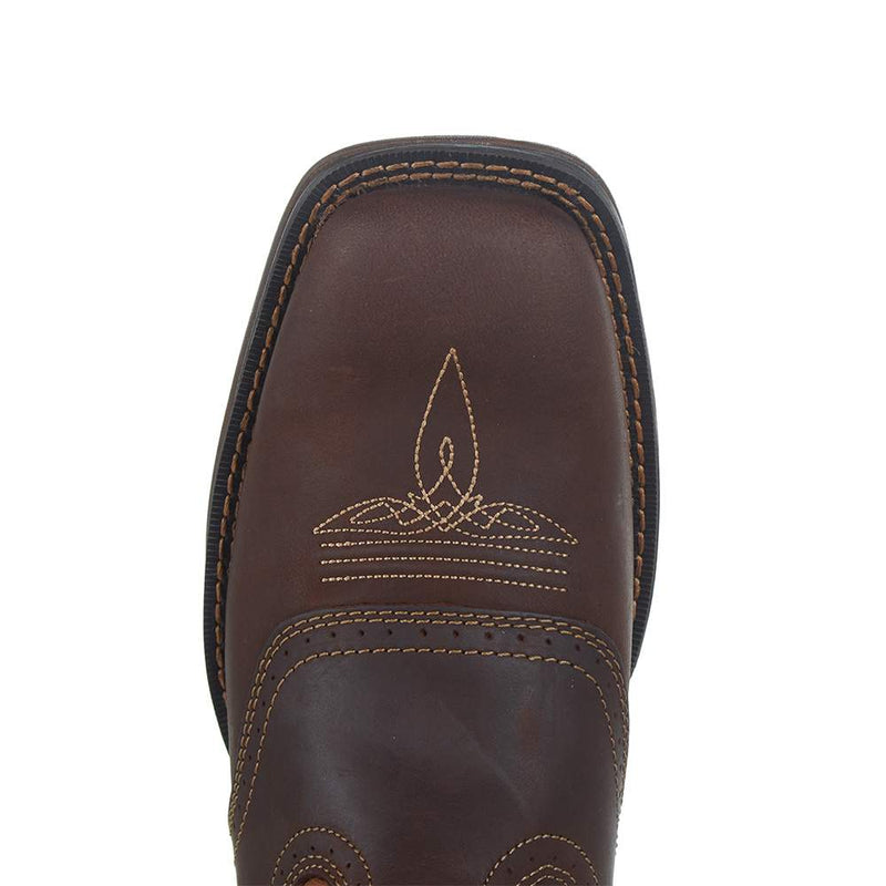 Durango Boots Men`s Rebel Brown 11` Tan Saddle Top Soft Toe