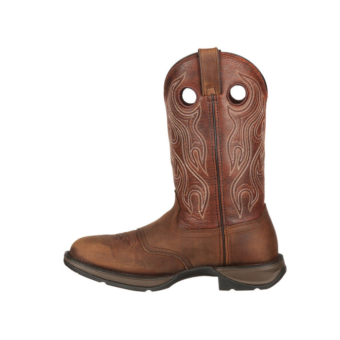 Durango Boots Men's Rebel Bark Brown Vamp 12in Dusk Velocity Top