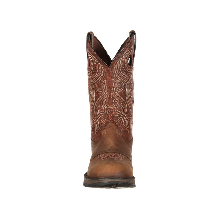 Durango Boots Men's Rebel Bark Brown Vamp 12in Dusk Velocity Top