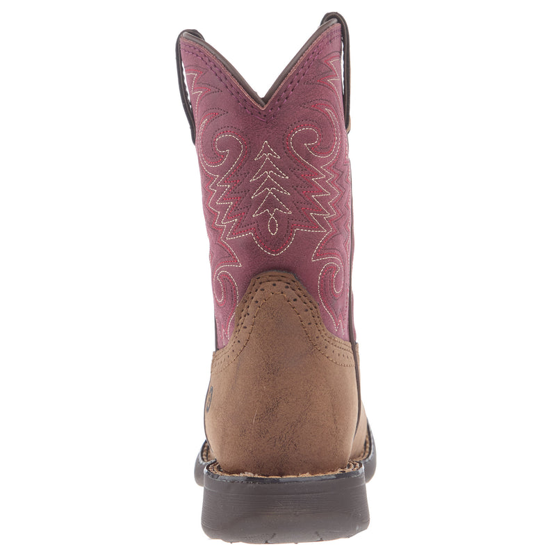Durango Boots Unisex Childrens Lil` Rodeo Red Shaft Cowboy Boot