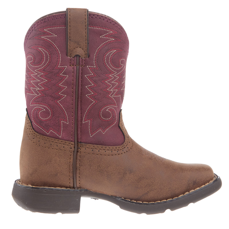 Durango Boots Unisex Childrens Lil` Rodeo Red Shaft Cowboy Boot