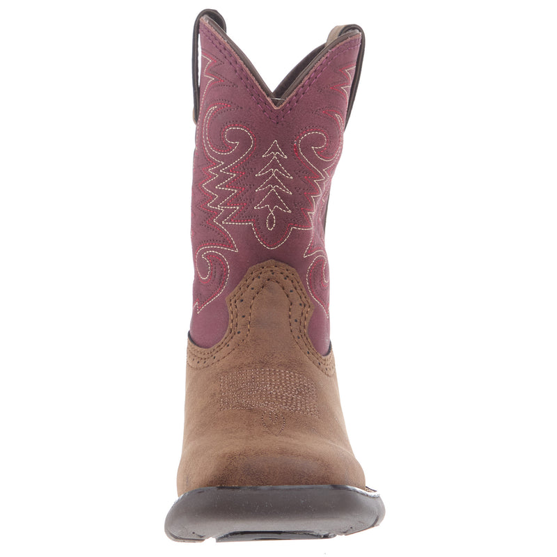 Durango Boots Unisex Childrens Lil` Rodeo Red Shaft Cowboy Boot