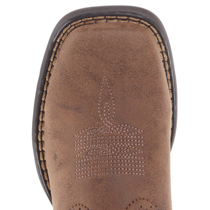 Durango Boots Unisex Childrens Lil` Rodeo Red Shaft Cowboy Boot