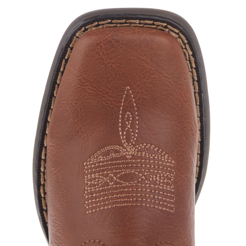 Durango Boots Unisex Childrens Lil Rodeo Brown Western Boot