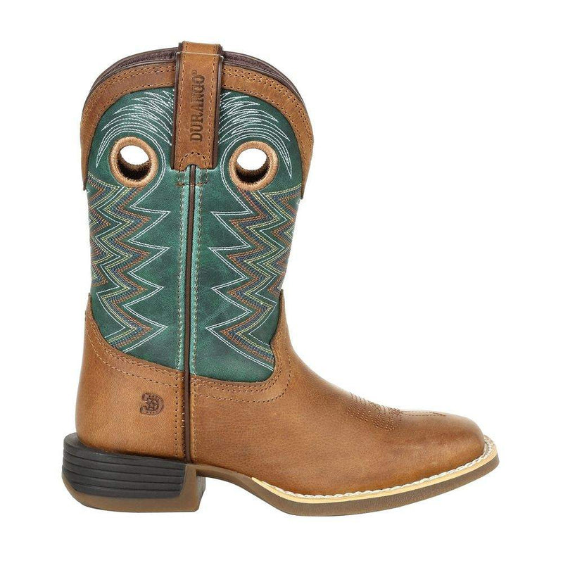 Durango Boots Youth Lil` Rebel Pro 8` Wheat/Tidal Teal