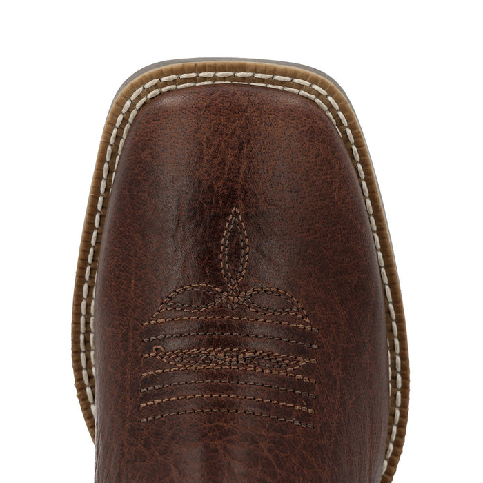 Durango Boots Children`s Shyloh Brown with Dynamite Red Shaft Square Toe Boot
