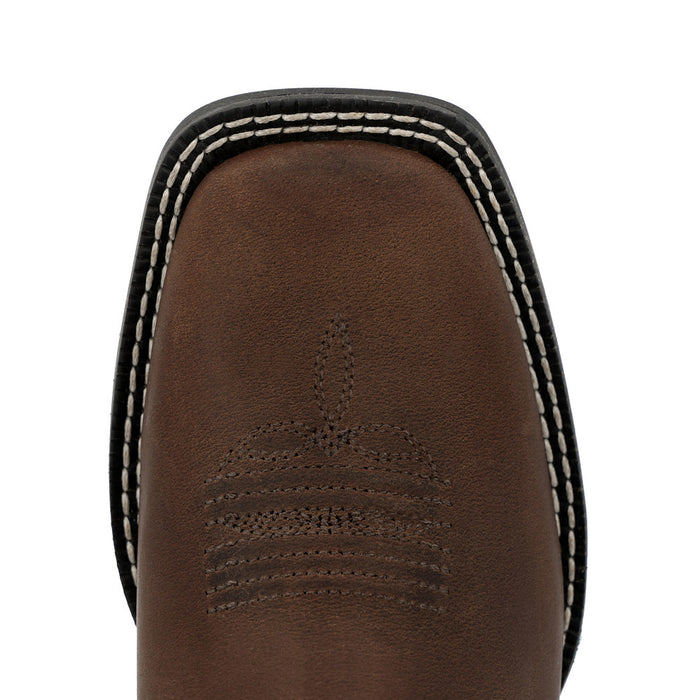 Durango Boots Youth Shyloh Brawny Brown with Black Shaft Square Toe Boot