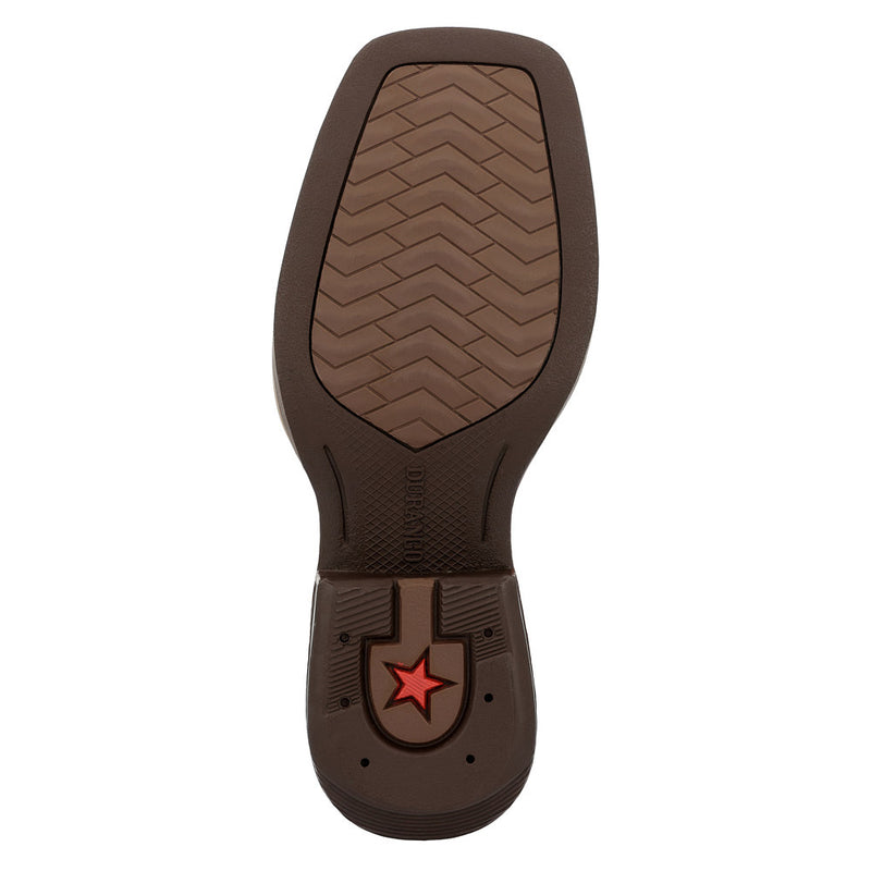 Durango Boots Children`s Shyloh Rusty Brown with Dusty Rose Shaft Square Toe Boot