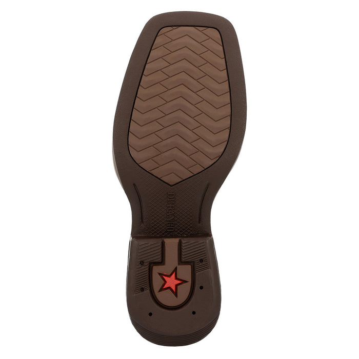 Durango Boots Children`s Shyloh Rusty Brown with Dusty Rose Shaft Square Toe Boot