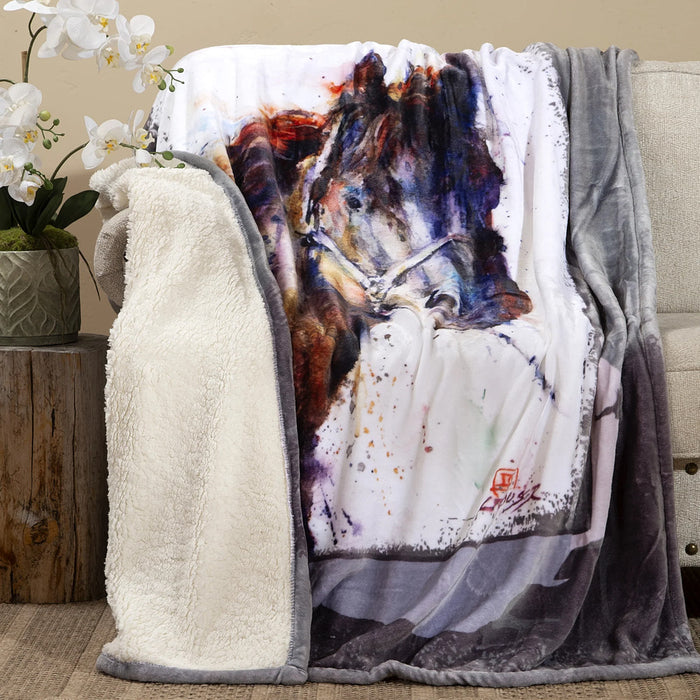 Carstens Pancho Plush Sherpa Throw