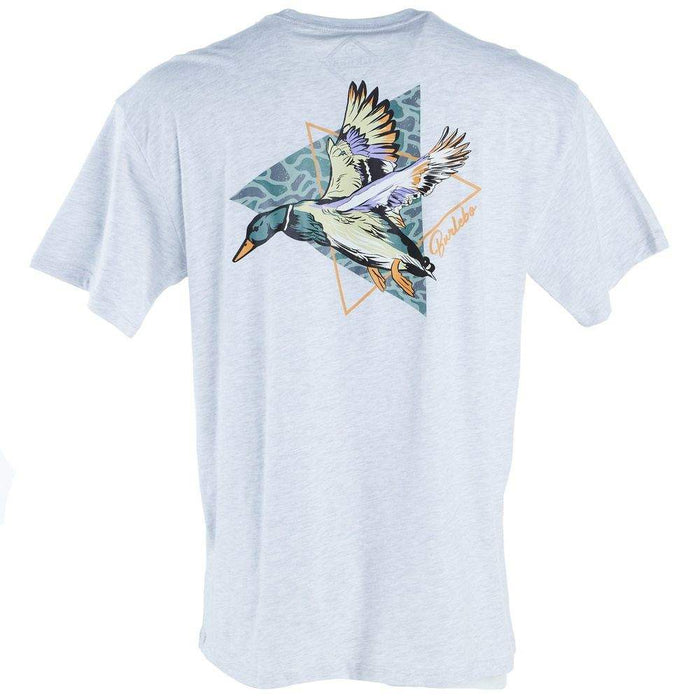 Burlebo Men's Ash Grey Diving Duck Tee