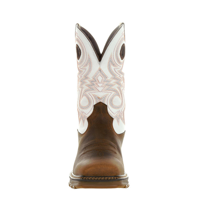Durango Boots Men's Maverick XP Chocolate and White 11in Work Boots