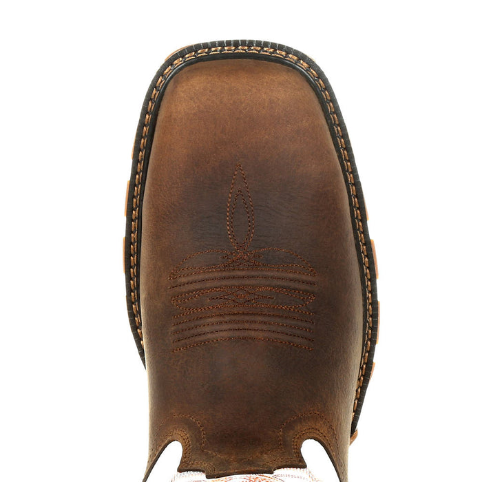 Durango Boots Men's Maverick XP Chocolate and White 11in Work Boots