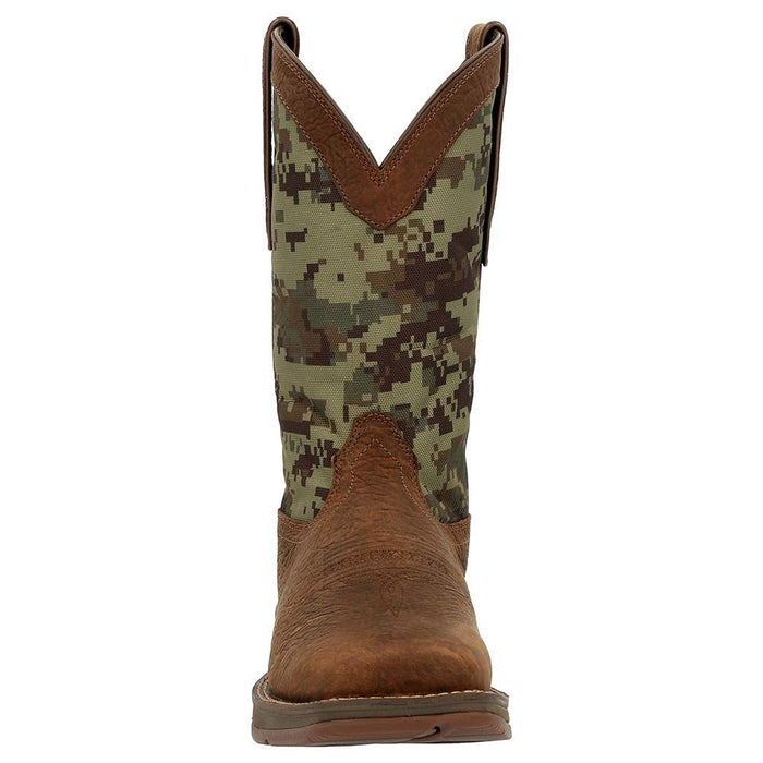 Durango Boots Men Durango Brown/Green Digi Camo 12` Western Soft Toe