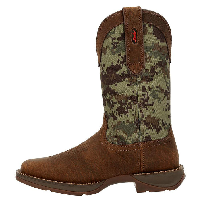 Durango Boots Men Durango Brown/Green Digi Camo 12` Western Soft Toe