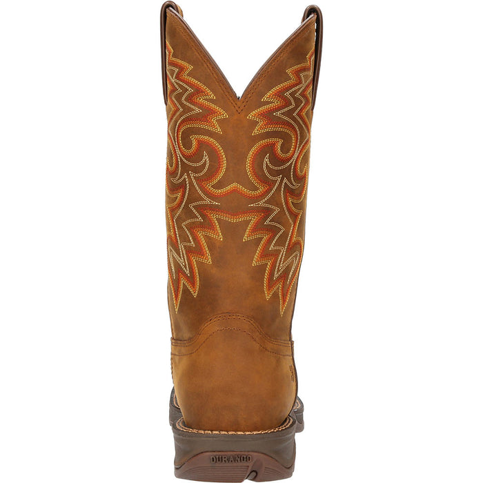 Durango Boots Men's Rebel Waterproof Russet Brown Vamp 12in Matching Top