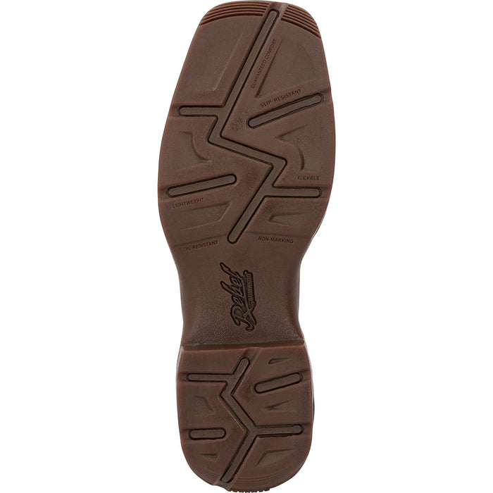 Durango Boots Men's Rebel Waterproof Russet Brown Vamp 12in Matching Top
