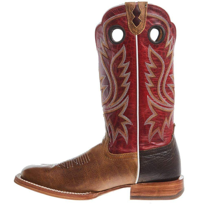 Durango Boots Mens PRCA Sand Tobacco Bison 13in Cayenne Top