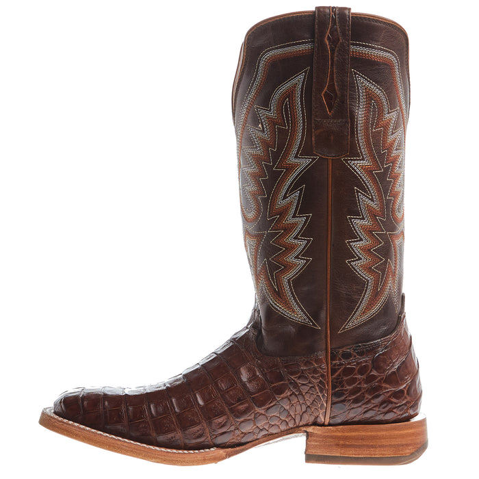 Durango Boots Mens PRCA Cognac Caiman Belly 13in Cigar Top