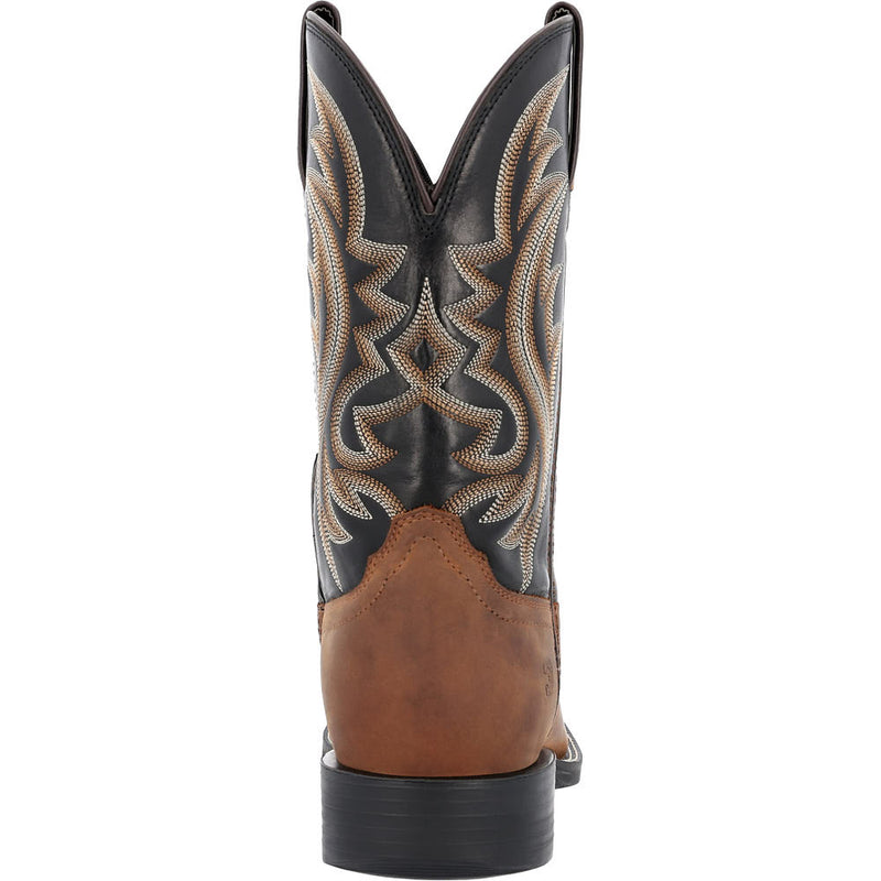 Durango Boots Men's Shyloh Brawny Brown Vamp 11in Black Onyx Top