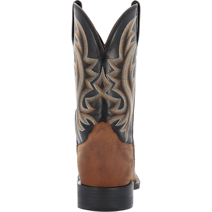 Durango Boots Men's Shyloh Brawny Brown Vamp 11in Black Onyx Top