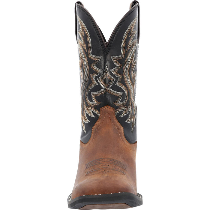 Durango Boots Men's Shyloh Brawny Brown Vamp 11in Black Onyx Top