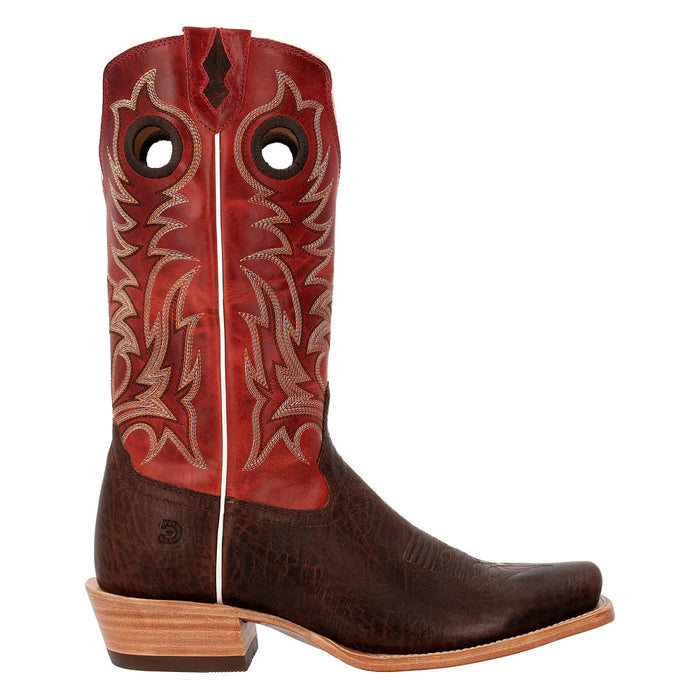 Durango Boots Men`s Arena Elite Aztec Brown Vamp 13In Jasper Red Top Boot