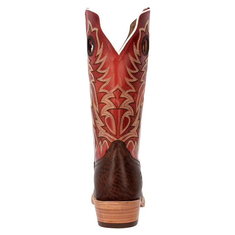 Durango Boots Men`s Arena Elite Aztec Brown Vamp 13In Jasper Red Top Boot