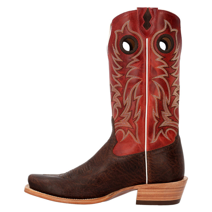 Durango Boots Men`s Arena Elite Aztec Brown Vamp 13In Jasper Red Top Boot