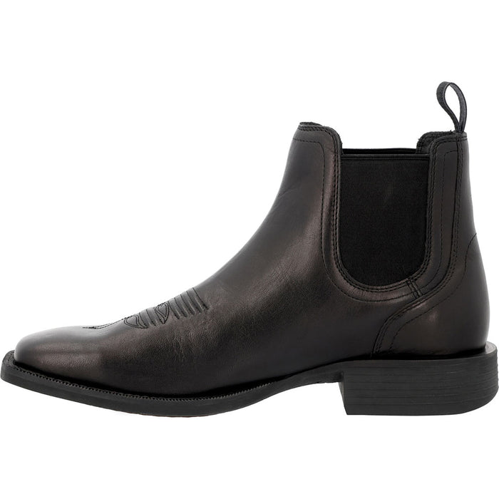 Durango Boots Men's Shyloh 5 1/2In Black Square Toe Chelsea Boot