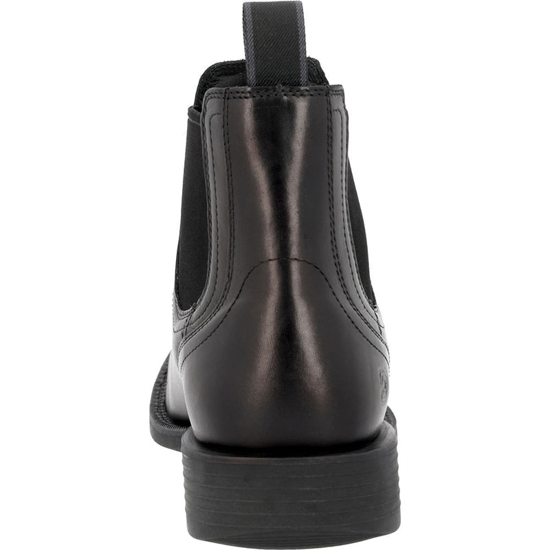 Durango Boots Men's Shyloh 5 1/2In Black Square Toe Chelsea Boot