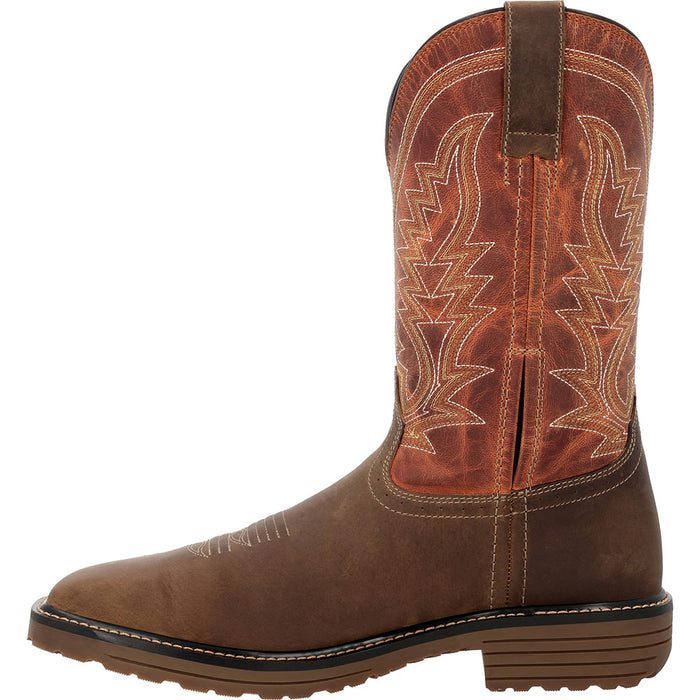 Durango Boots Men's Workhorse 11In Top Square Steel Toe Work Boot