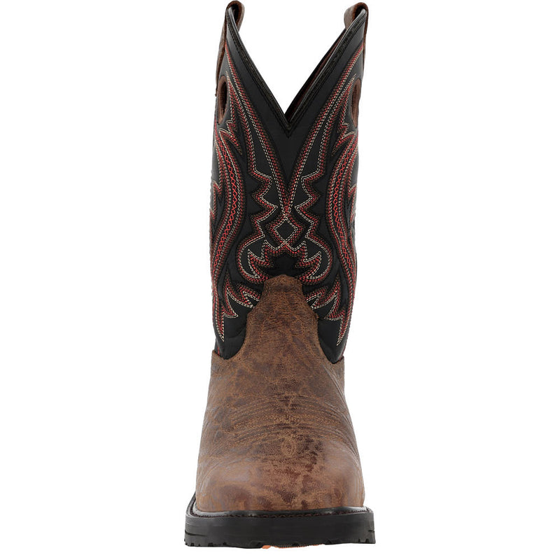 Durango Boots Men's Workhorse 11In Square Steel Toe Work Boot