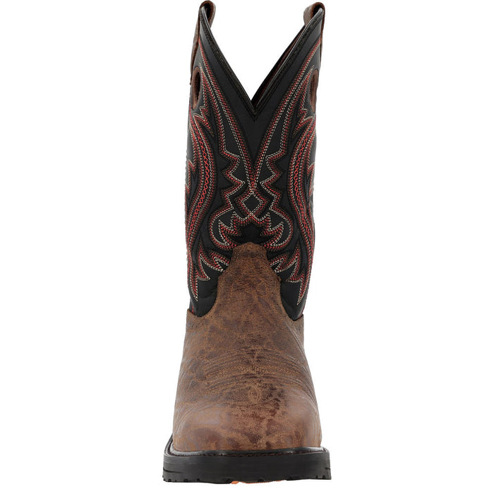 Durango Boots Men's Workhorse 11In Square Steel Toe Work Boot