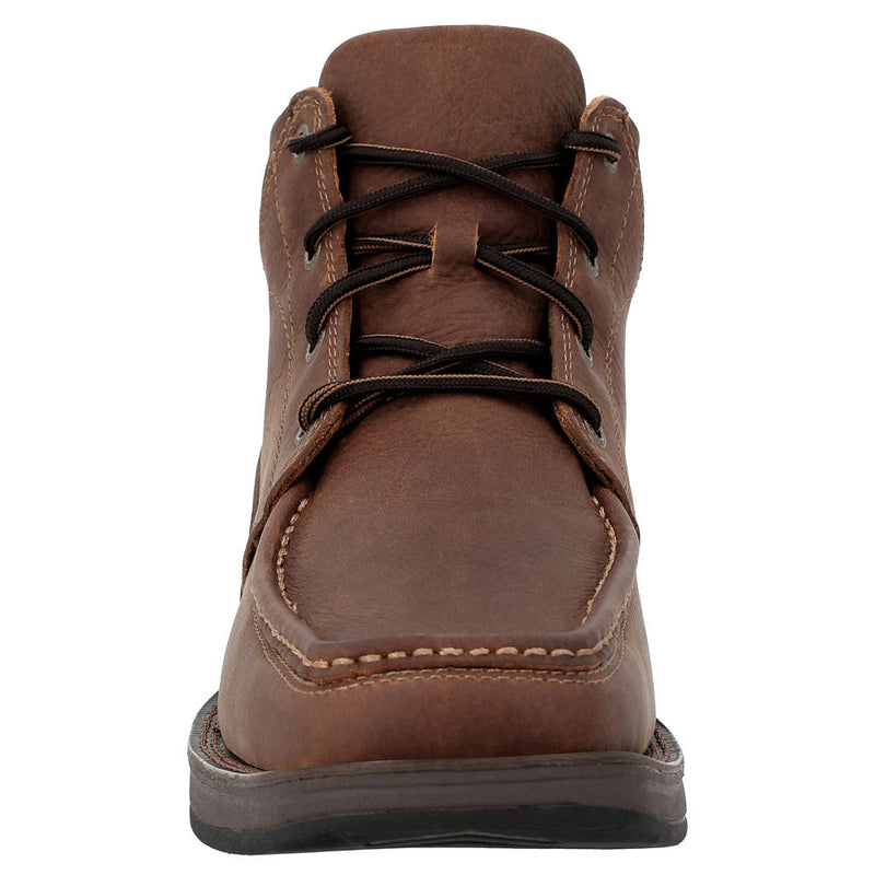 Durango Boots Men's Red Dirt Rebel Ultra-Lite Mustang Brown 5 1/2in Lacer Chukka Boot