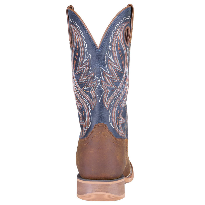 Durango Boots Men's Rebel Pro Adobe Brown Vamp 12in Denim Blue Top