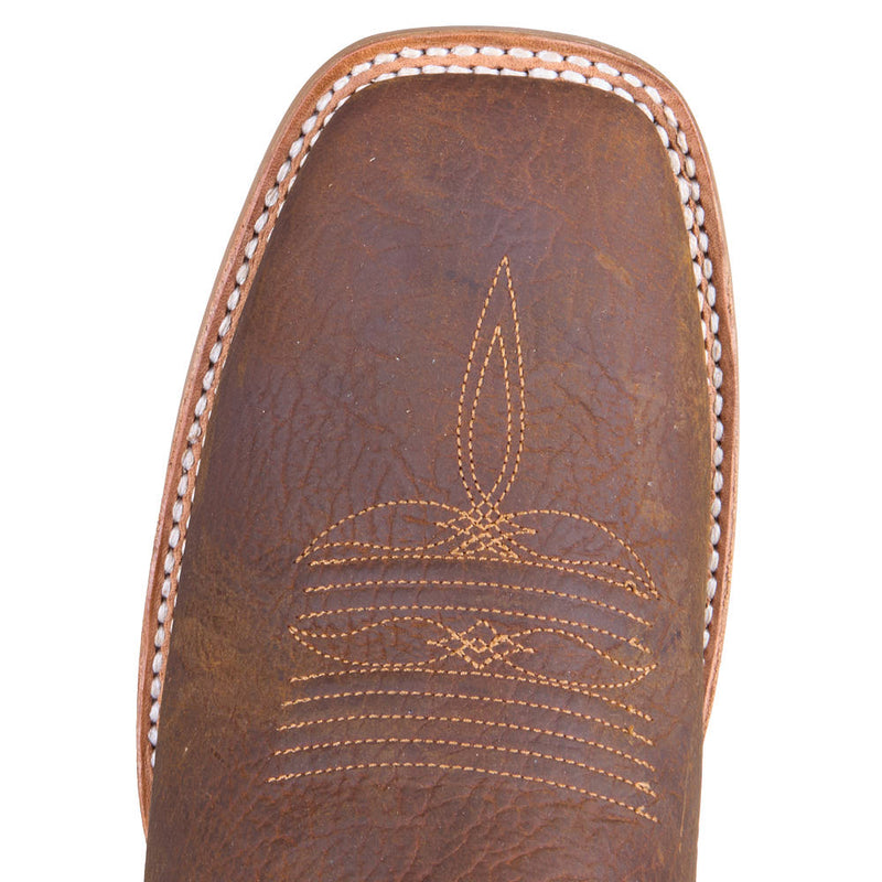 Durango Boots Men's Rebel Pro Adobe Brown Vamp 12in Denim Blue Top