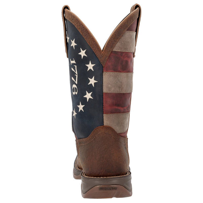 Durango Boots Men's Rebel American 250th Briar Pitstop Vamp 11in Top