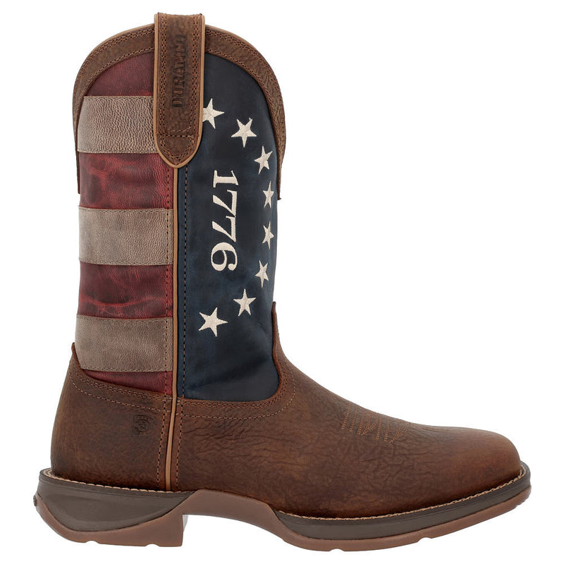 Durango Boots Men's Rebel American 250th Briar Pitstop Vamp 11in Top