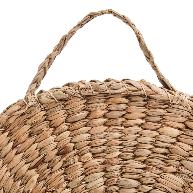 Creative Co-Op Large Hand-Woven Bankuan Trivet with Handles
