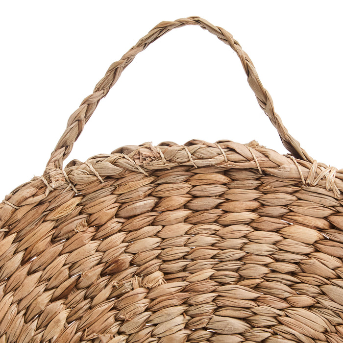 Creative Co-Op Large Hand-Woven Bankuan Trivet with Handles