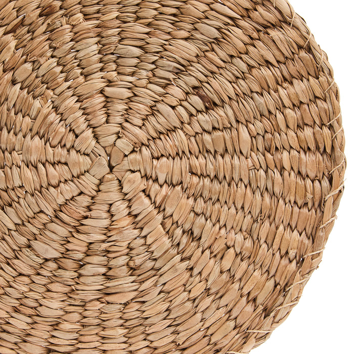 Creative Co-Op Large Hand-Woven Bankuan Trivet with Handles