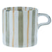 Creative Co-Op Green Stripe 16 oz. Mug