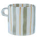 Creative Co-Op Green Stripe 16 oz. Mug