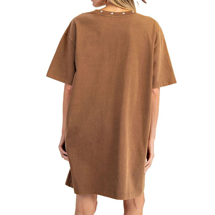 Ee Some Women's Sugar Brown Dress