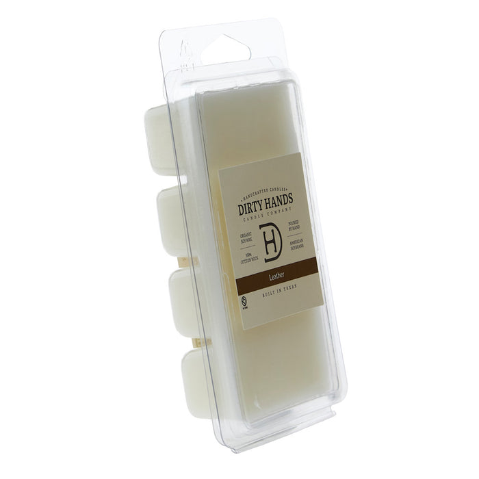 Dirty Hands Candle Company Leather Wax Melt