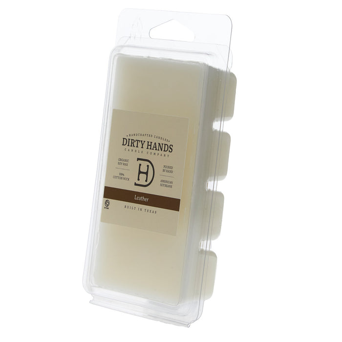 Dirty Hands Candle Company Leather Wax Melt